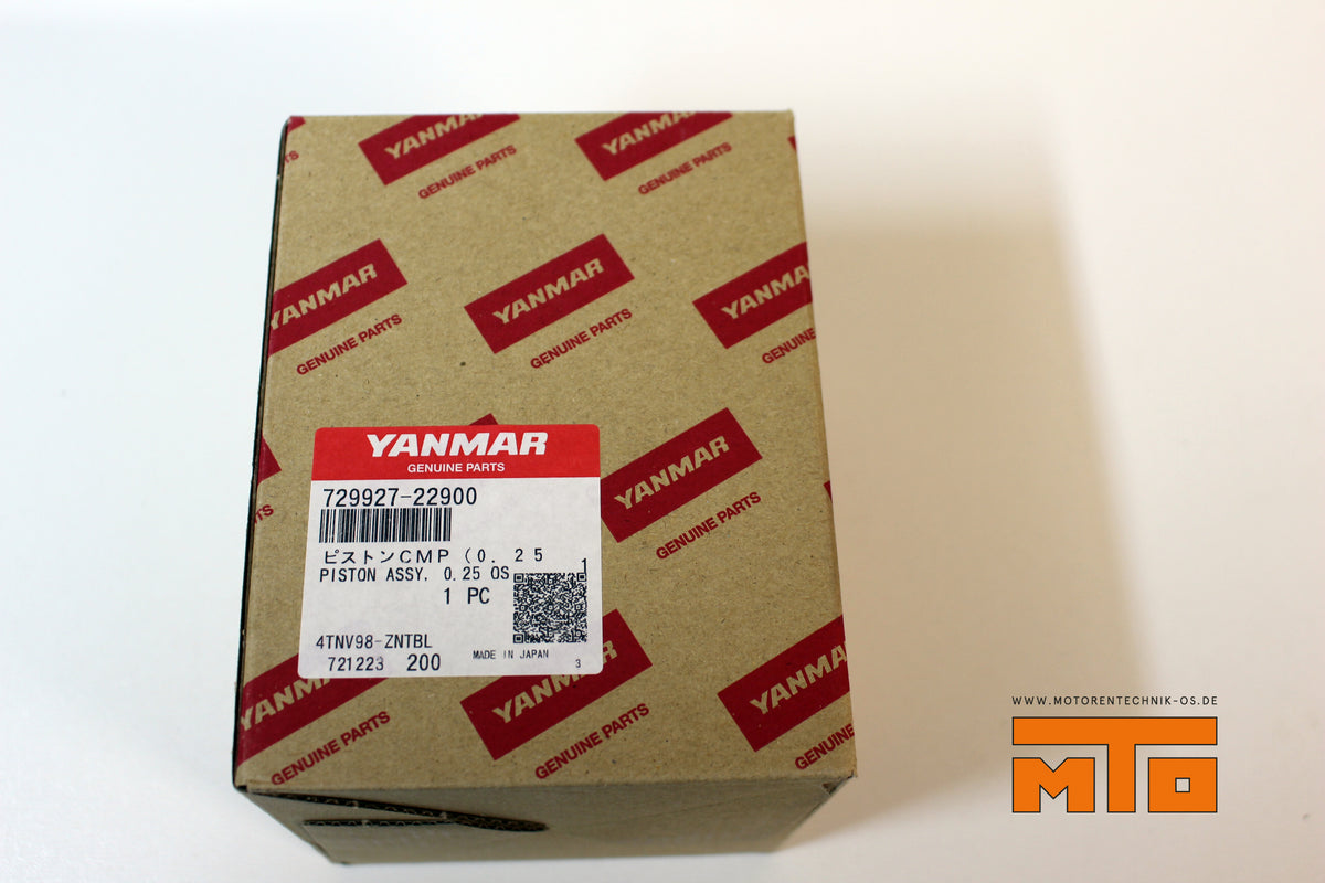 Yanmar Piston Assy +0,25mm z. B. für Yanmar Motor 4TNV98-ZQTB
