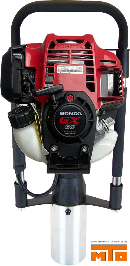 Pfahlramme mit Honda 4 Takt Motor GX-50 Leistungsstark und handlich