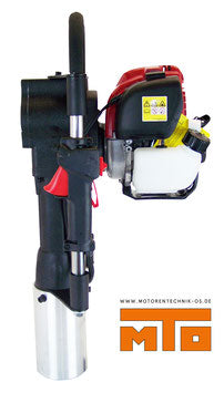 Pfahlramme mit Honda 4 Takt Motor GX-50 Leistungsstark und handlich